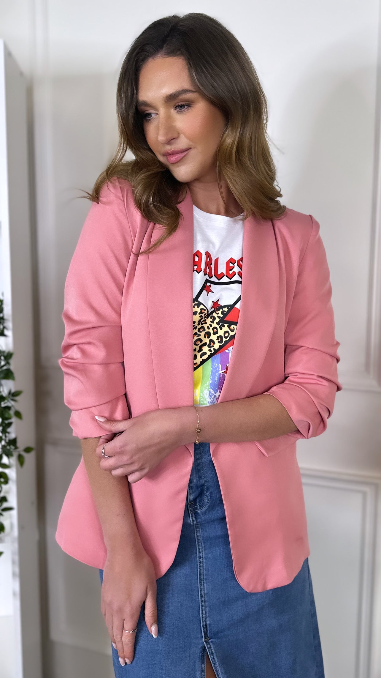 Odette Dusty Rose Blazer