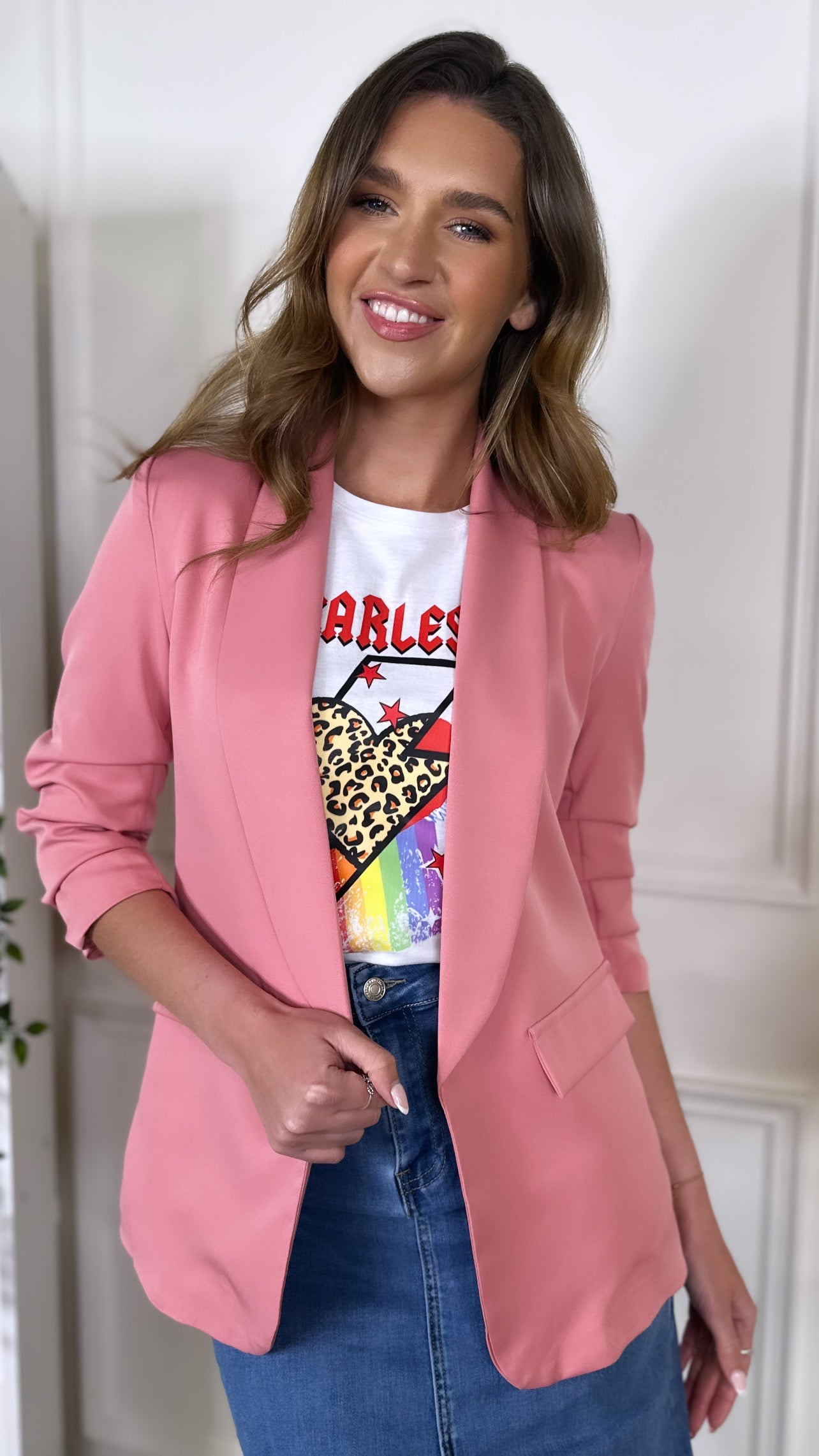 Odette Dusty Rose Blazer