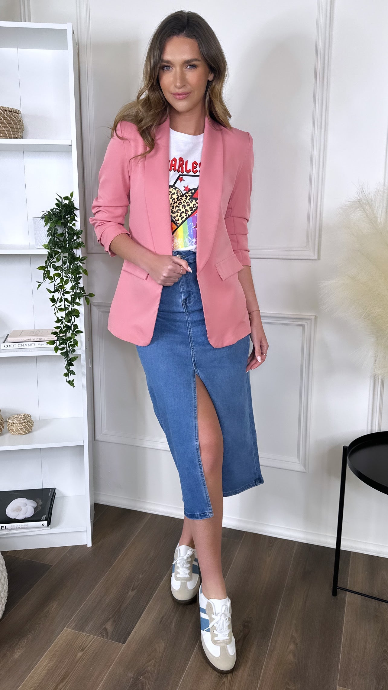 Odette Dusty Rose Blazer