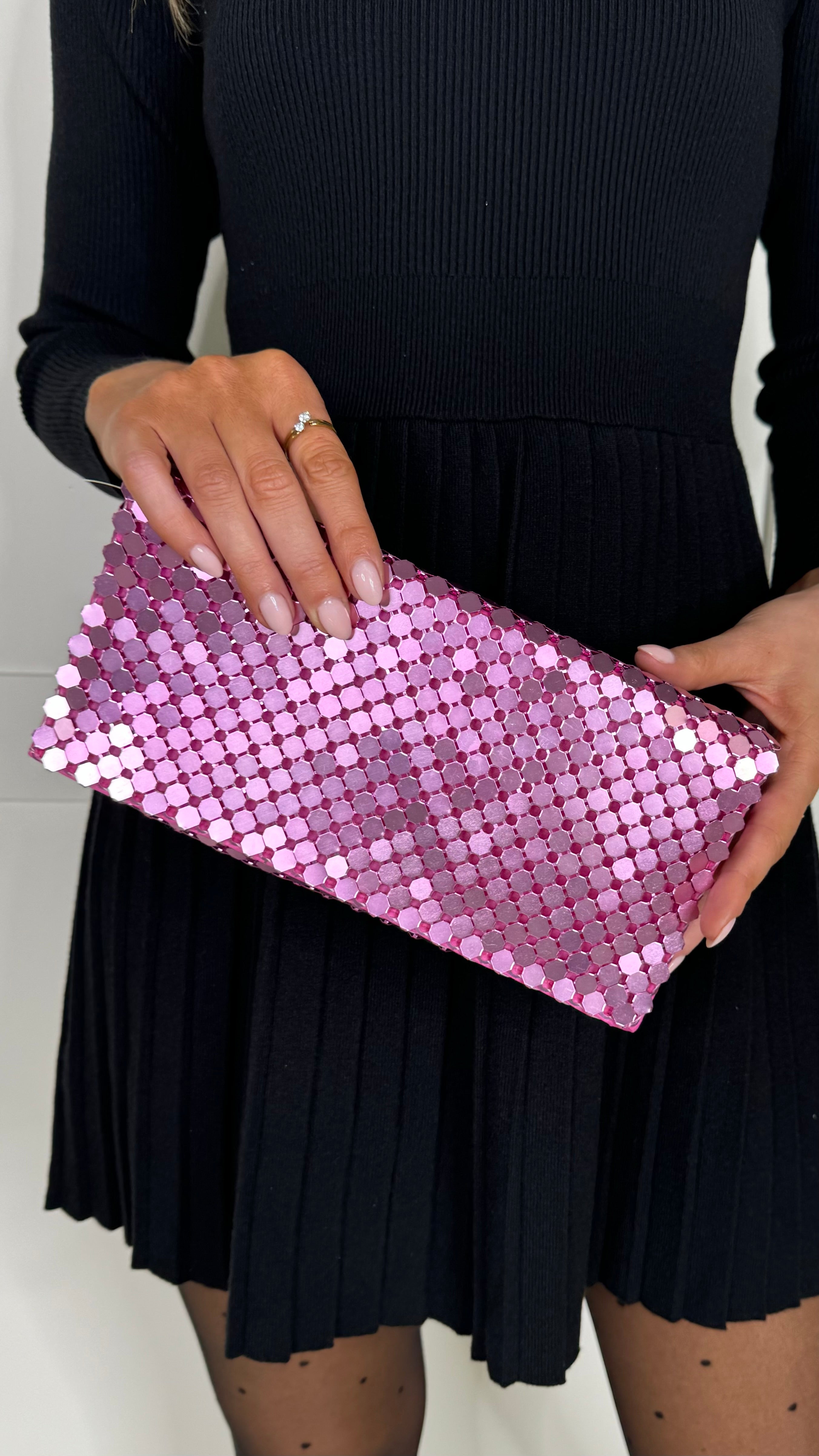 Mallory Rose Sequin Clutch Bag