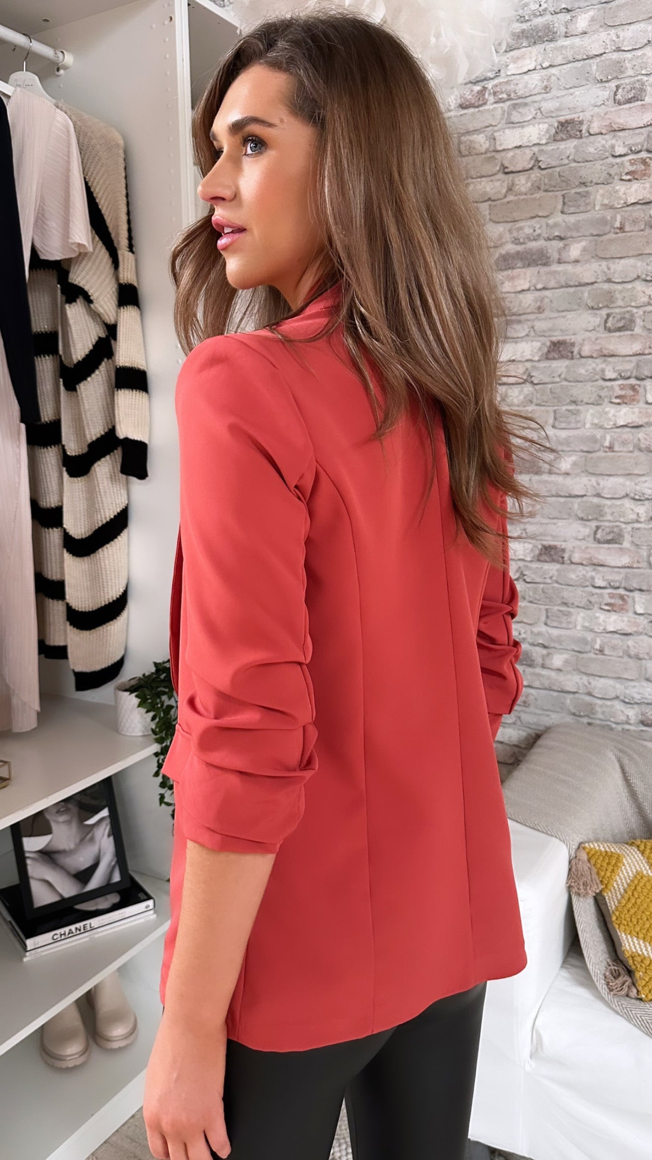 Odette Rust Blazer